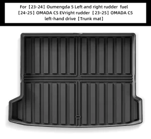 OEM Factory TPE 6-Piece Fit Semi-Enclosed Non-Slip Heavy-Duty Eco-Friendly Floor Mats for All Cars Direct