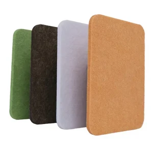 OEM Modern Acoustic Slat Wall Panels Flame Retardant B1 Low Formaldehyde Eco-Friendly Polyester 3D Model Hotels