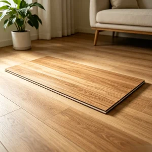 OEM ODM Support Wood Veneer SPC Floor Customized Size and Texture Real Wood Surface SPC Floor
