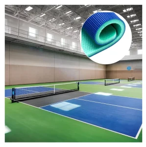 OEM ODM Vendor PVC Sports Court Roll Table Tennis Futsal Pitch UV Protected Surface Quick Setup Durable Item