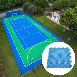 OEM PP Sports Interlocking Flooring Plastic Tennis Court