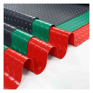 OEM PVC Anti Slip Gym Flooring Tile Interlocking Sports Mat Heavy Duty Fitness Room Floor Covering
