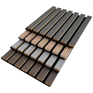 OEM Sound Absorbing Moisture proof Polyester Wall Acoustic Wood Panel