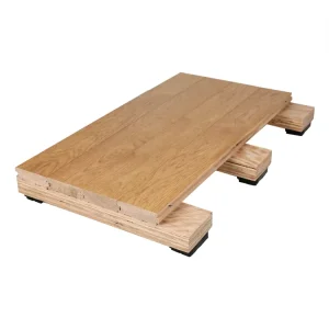 Oak Whole Fixed System for Professional Basketball Volleyball Badminton Tennis Indoor Court Sports Solid Wood Flooring Timber