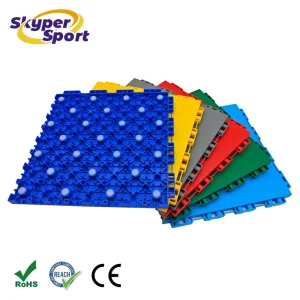 Odorless PP Indoor Multi purpose Sports Court Flooring Modular Interlocking Tiles for Volleyball Court Surface Wear resistant