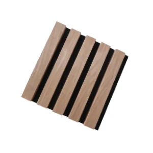 Office Acoustic Slat Panel Wooden Acoustic Panels Wood Wall Board Soundproofing Panels