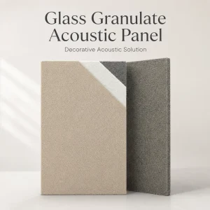Office Ceramic Sand Inorganic Mineral Sound absorbing Material Fireproof Soundproof Acoustic Wall Panel
