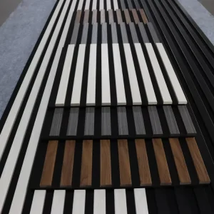 Office Studio Acoustic Panels and Ceiling Wood Slat Wall Soundproof Acoustic Panels