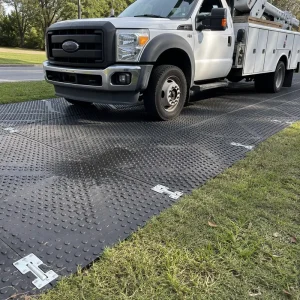 Oilfield Construction Temporary Road Mats Heavy Duty HDPE Access Panels Oil Bog Mud Swamp Track Equipment Ground Protection Mats