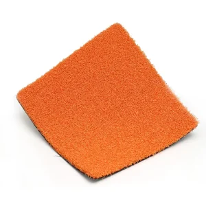 Orange 15mm Pile Height High Density Durable Eco Friendly PP Artificial Turf for Tennis Court Sports Golf Badminton