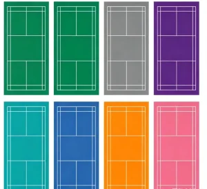 Oulin Sample Offered Fast Dispatch Pickleball Court PVC Floor Roll 2.5mm Thick Impact Resistant Indoor Outdoor Use for School