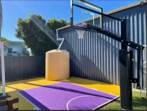 Outdoor 20×25 Feet Basketball Court PP Sports Flooring With Waterproof Easy Install Sports Tiles With Customized Logo