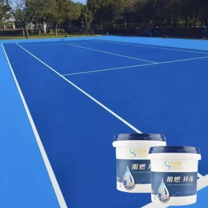 Outdoor Acrylic Sports Court Coating UV Resistant Tennis Basketball Court Paint Anti-Slip Floor Surface