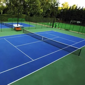 Outdoor Anti Slip Tennis Sports Court Flooring Easy Installation Waterproof Plastic Mat in Lines with Cushion for Indoor Outdoor