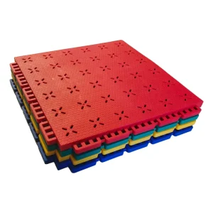 Outdoor Anti slip PP Floor Tile Sports Interlocking Suspended Floor Wear resistant Pattern Specially Used for Basketball Court