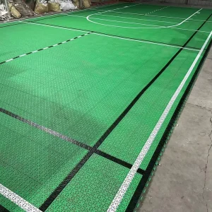 Outdoor Backyard Basketball Court Floor with Artificial Grass Sports Floor Tile Factory Shop Product
