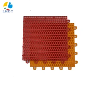 Outdoor Backyard Decking Plastic Modular Sports Flooring Interlocking Deck Tiles