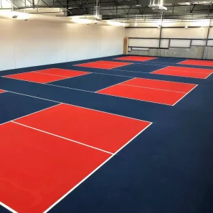 Outdoor Badminton and Pickleball Court Flooring PP Interlocking Floor Tiles Nonslip Noise Reduction 13MM