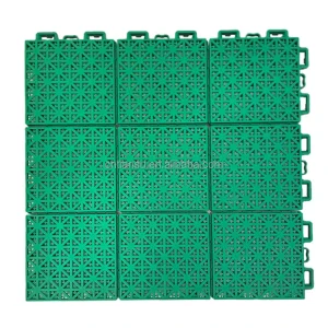 Outdoor Basketball Court PP Interlocking Tile Sports Floor Mat