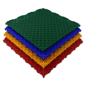 Outdoor Basketball Court Tiles Interlocking PP with Drainage System