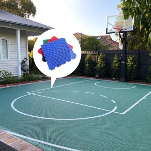 Outdoor Basketball Pickleball Court PP Interlocking Tiles Eco-friendly Anti-UV Sport Flooring