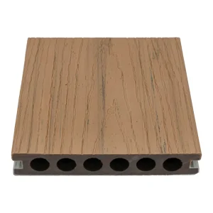 Outdoor Co-extruded WPC Wood and Plastic Composite Decking Floor Anti-UV Terrace Waterproof Patio for Exterior