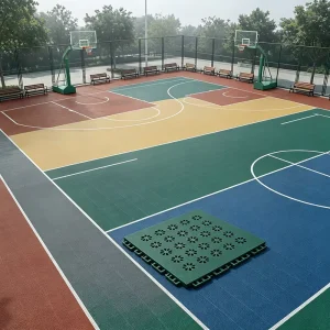 Outdoor Event Use Modular Basketball Floor Temporary Tournament Sports Court Floor Tiles