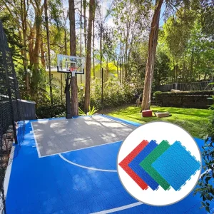Outdoor Futsal Basketball Tennis Court Interlocking Eco-Friendly PP Sports Flooring Tiles 30.48cm