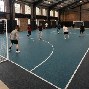 Outdoor Futsal Court PP Sports Flooring Tiles Modular Interlocking Modern Wear Resistant Anti Slip Ground Upgrade System