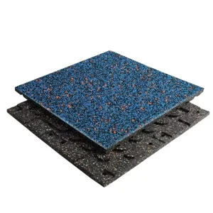 Outdoor Indoor Playground Rubber Tile Fitness Rubber Mat Gym Rubber Floor