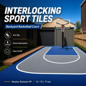 Outdoor Interlocking Futsal Flooring Anti Slip PP Sports Field Tiles Eco Friendly Multi Purpose Sports Court Basketball Court