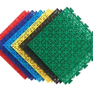 Outdoor Interlocking PP Flooring Tiles for Basketball Soccer Football Courts and Backyards