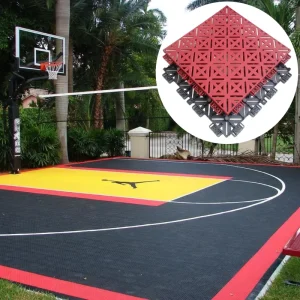 Outdoor Interlocking Pickleball Tennis Badminton Court Floor Tiles Mat Sports Flooring Basketball Court
