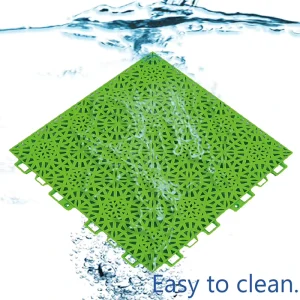 Outdoor Interlocking Plastic Sports Floor Tiles Anti-Slip Waterproof Drainage for Kindergarten Basketball Courts