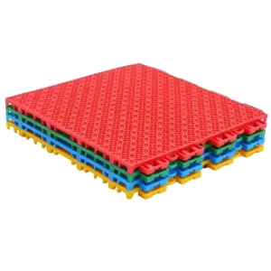 Outdoor Interlocking Sports Flooring Tiles for Playgrounds and Gyms Anti-Slip Durable