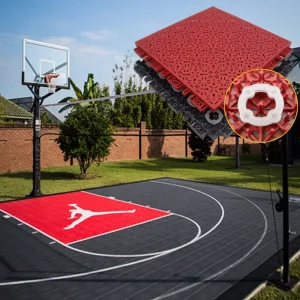 Outdoor Interlocking Sports Pickleball Basketball Court Flooring Tiles Basketball Court