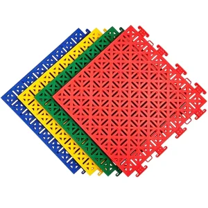 Outdoor Interlocking Suspended Flooring Tiles – Anti-Aging Portable Plastic for Basketball, Tennis & Community Sports Grounds