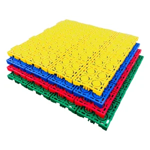 Outdoor Non-Slip Assembled PP Suspended Basketball Playground Flooring