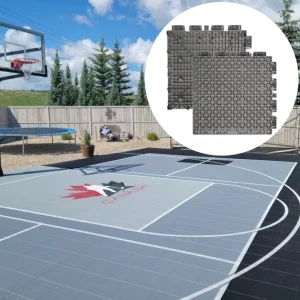 Outdoor Modular PP Interlocking Court Flooring Tiles, Suspended Sports Flooring