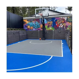 Outdoor Modular Sports Flooring Moveable Basketball Badminton Rubber Court Floor Tiles