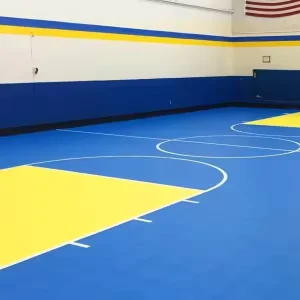 Outdoor Multi-Sport Court Flooring Plastic Tiles, Hard Acrylic Surface for Basketball Courts