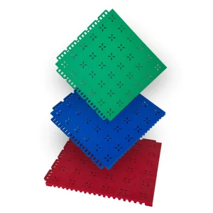 Outdoor Multi-Sport Court Flooring Tiles Basketball Court Plastic DX04 Model 30.48×30.48×1.3cm