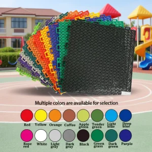 Outdoor Multi-Sport Interlocking Click Modular Flooring Tiles for Basketball Tennis and Futsal