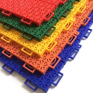Outdoor Non Slip Assembled Sports PP Plastic Floor Suspended Basketball Playground