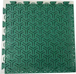 Backyard Outdoor Half-Court Basketball Floor Tiles 20×25 Feet with Pattern