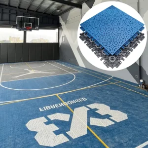 Outdoor Plastic Ground Mat Good Shock Absorption Sports 3×3 Basketball Flooring Modular Backyards Court Floor Tile PP Mat