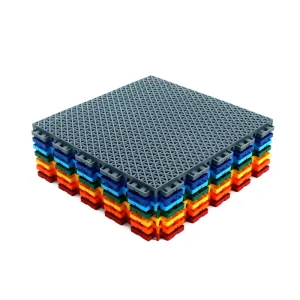 Popular Custom Basketball Court Sports Floor With Logo Durable PP Material for Outdoor Football Soccer Easy Install Landscaping