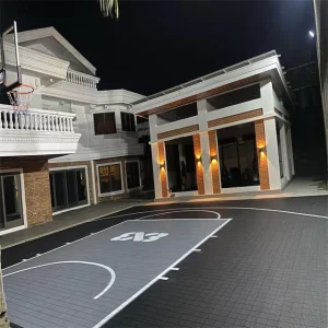 Outdoor Plastic Modular Portable Base Sports Flooring for Basketball Courts