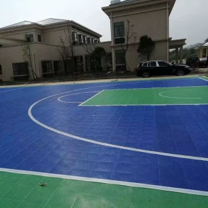 Outdoor Plastic Polypropylene PP Interlock Futsal Football Court Sports Flooring Field Carpet Pitch Mats Anti-Slip Vinyl Cover