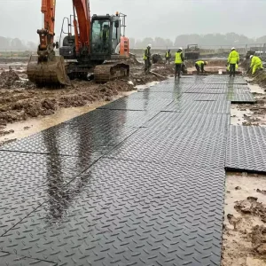 Outdoor Portable Composite UHMWPE HDPE Ground Protection Mat for Landscape Garden Sites